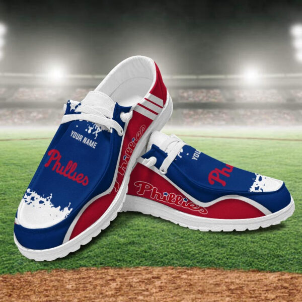 Tubopro Philadelphia Phillies Hey Dude Shoes For Men And Women