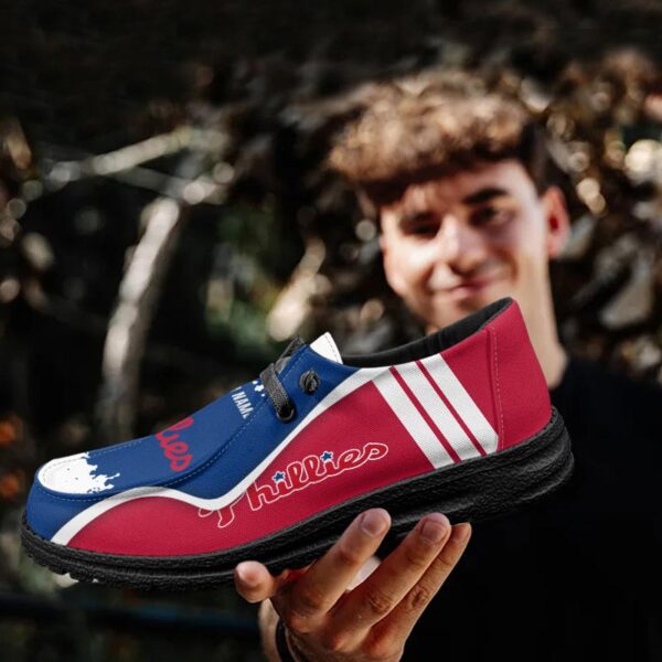 Tubopro Philadelphia Phillies Hey Dude Shoes For Men And Women - Image 4