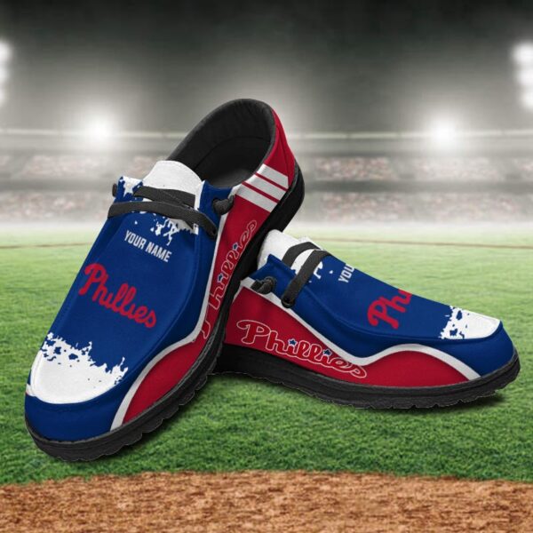 Tubopro Philadelphia Phillies Hey Dude Shoes For Men And Women - Image 2