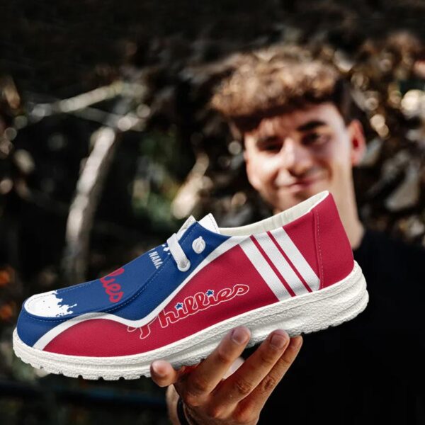 Tubopro Philadelphia Phillies Hey Dude Shoes For Men And Women - Image 3