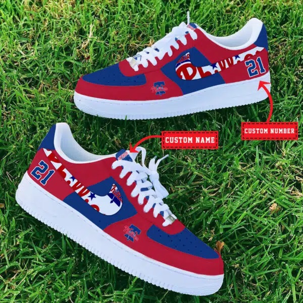 Tubopro Philadelphia Phillies MLB Air Low-Top Sneakers Shoes For Men And Women