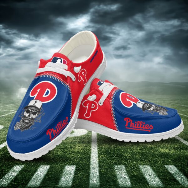 Tubopro Philadelphia Phillies Personalized Hey Dude Shoes For Men And Women