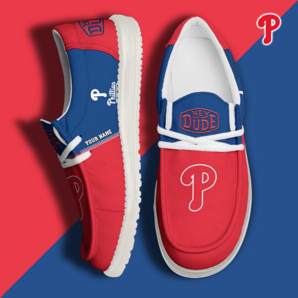 Tubopro Philadelphia Phillies Personalized Hey Dude Shoes For Men And Women - Image 2