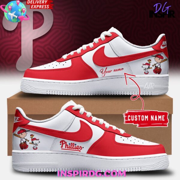 Tubopro Philadelphia Phillies Snoopy Air Low-Top Sneakers Shoes For Men And Women