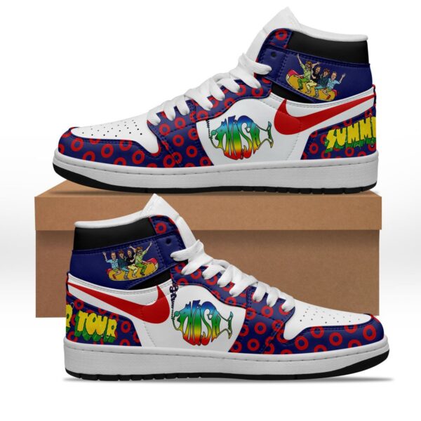 Tubopro Phish Summer Tour AJ1 High Sneakers Shoes For Men And Women