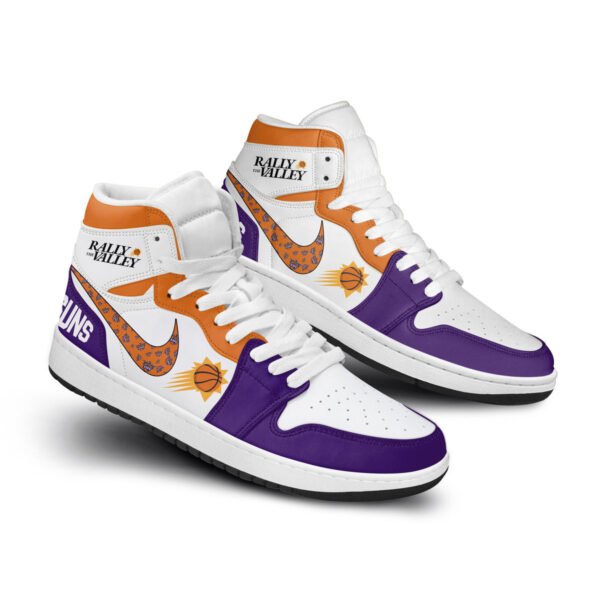 Tubopro Phoenix Suns AJ1 High Sneakers Shoes For Men And Women - Image 3