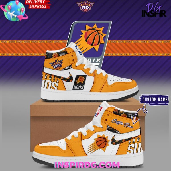 Tubopro Phoenix Suns AJ1 High Sneakers Shoes For Men And Women