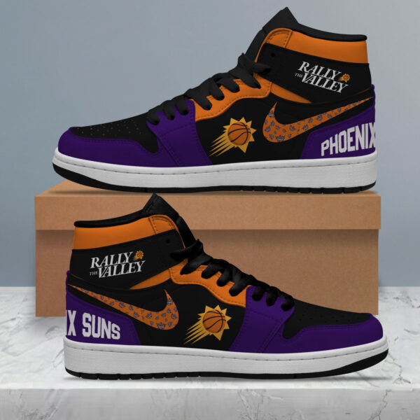 Tubopro Phoenix Suns AJ1 High Sneakers Shoes For Men And Women