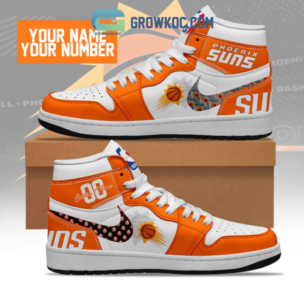 Tubopro Phoenix Suns AJ1 High Sneakers Shoes For Men And Women