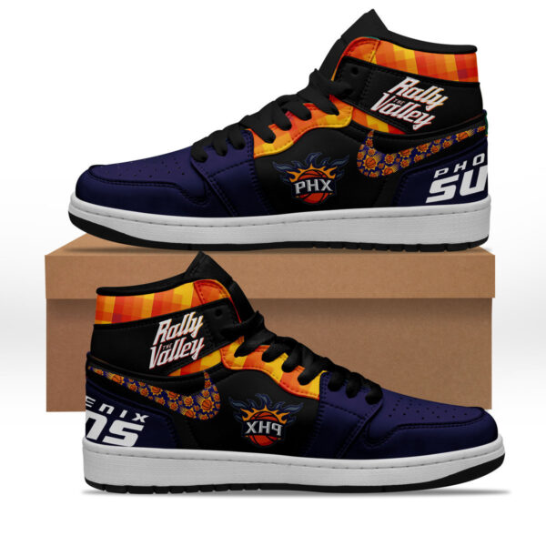 Tubopro Phoenix Suns AJ1 High Sneakers Shoes For Men And Women