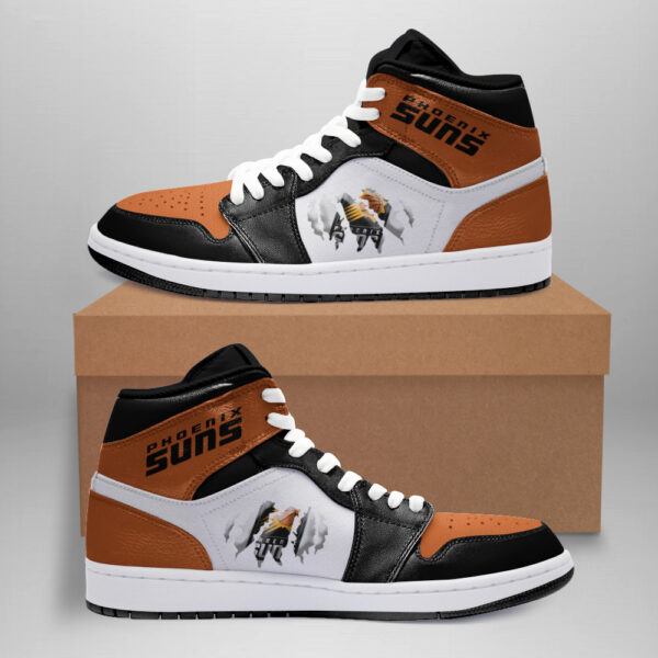 Tubopro Phoenix Suns AJ1 High Sneakers Shoes For Men And Women