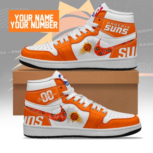 Tubopro Phoenix Suns AJ1 High Sneakers Shoes For Men And Women - Image 3