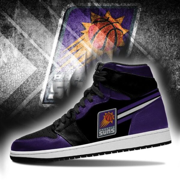 Tubopro Phoenix Suns NBA AJ1 High Sneakers Shoes For Men And Women - Image 3