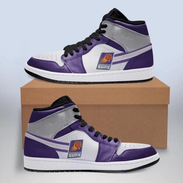 Tubopro Phoenix Suns NBA AJ1 High Sneakers Shoes For Men And Women - Image 2