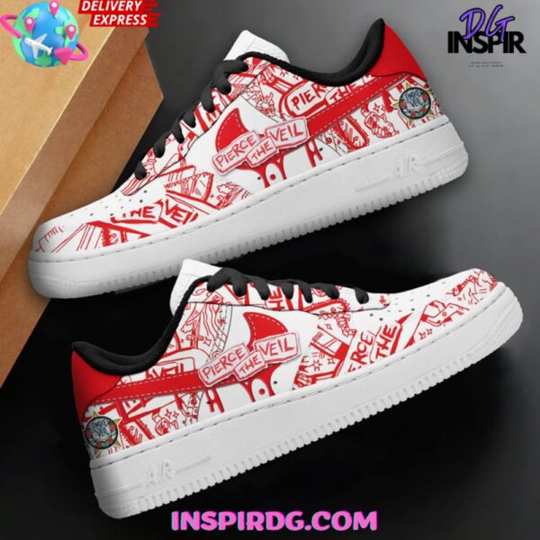 Tubopro Pierce The Veil Air Low-Top Sneakers Shoes For Men And Women - Image 3