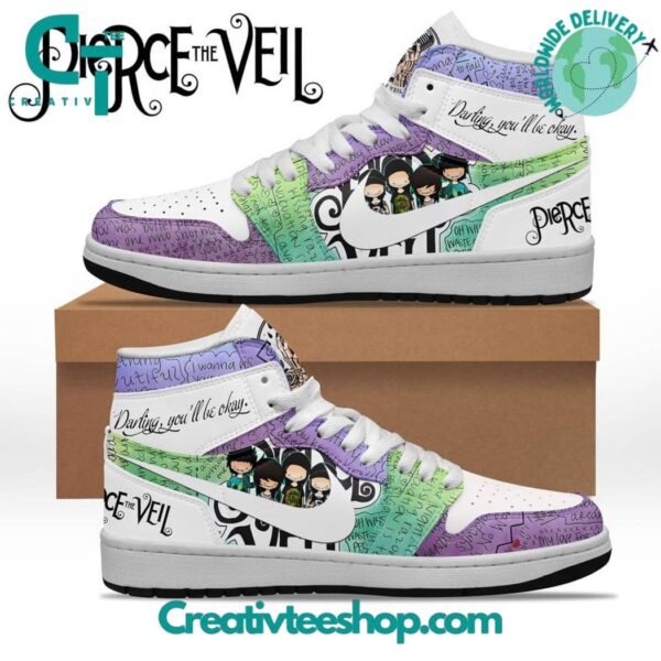 Tubopro Pierce The Veil AJ1 High Sneakers Shoes For Men And Women
