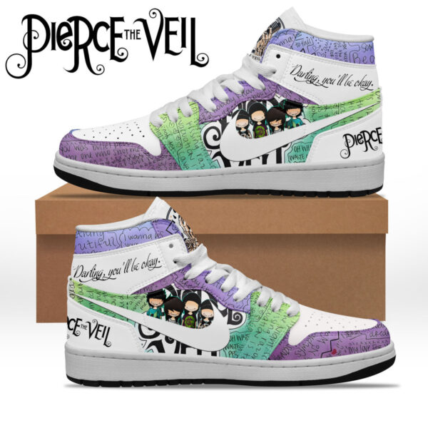 Tubopro Pierce the Veil AJ1 High Sneakers Shoes For Men And Women