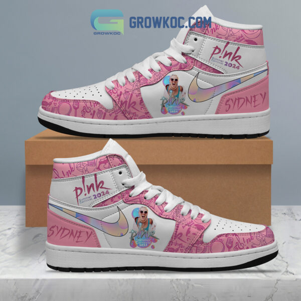 Tubopro Pink 2024 Team Love AJ1 High Sneakers Shoes For Men And Women