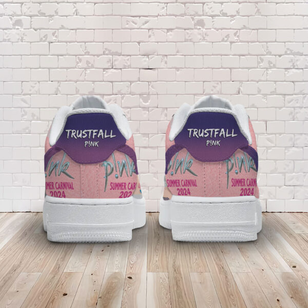 Tubopro Pink Air Low-Top Sneakers Shoes For Men And Women - Image 2