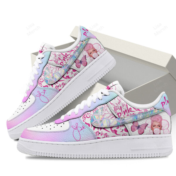 Tubopro Pink Air Low-Top Sneakers Shoes For Men And Women - Image 2
