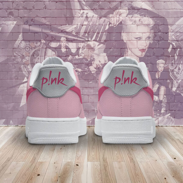 Tubopro Pink Air Low-Top Sneakers Shoes For Men And Women - Image 3