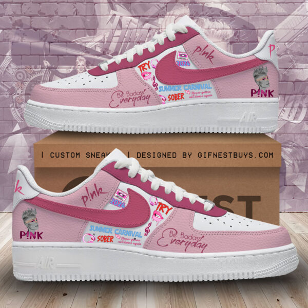 Tubopro Pink Air Low-Top Sneakers Shoes For Men And Women