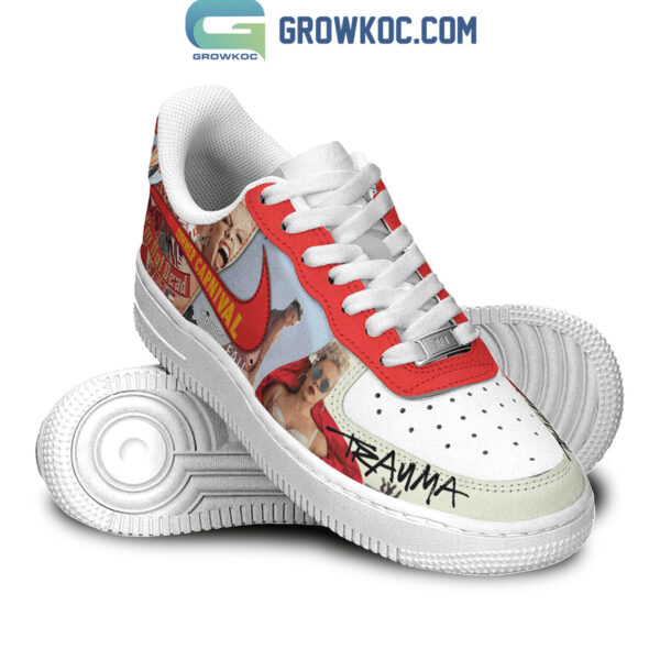 Tubopro Pink Air Low-Top Sneakers Shoes For Men And Women - Image 2