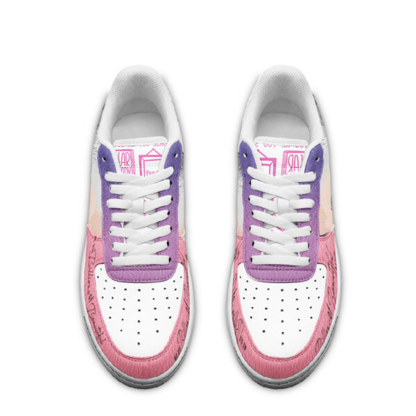 Tubopro Pink Air Low-Top Sneakers Shoes For Men And Women - Image 3