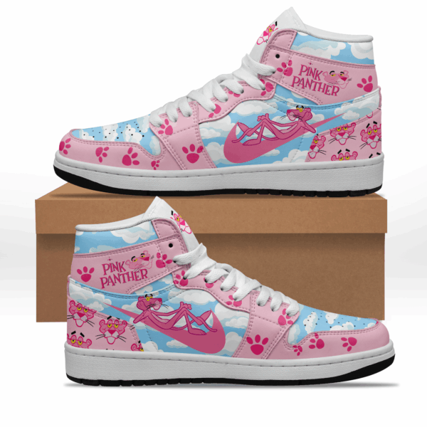 Tubopro Pink Panther AJ1 High Sneakers Shoes For Men And Women