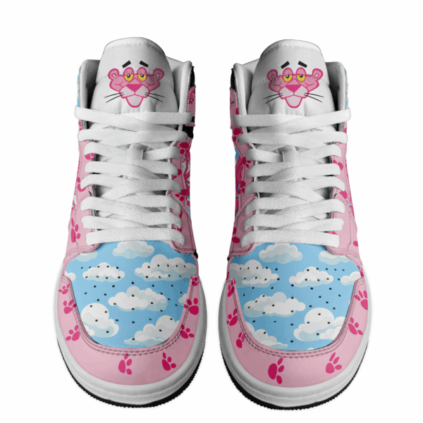 Tubopro Pink Panther AJ1 High Sneakers Shoes For Men And Women - Image 2