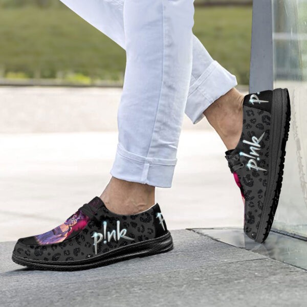 Tubopro Pink Personalized Hey Dude Shoes For Men And Women - Image 3