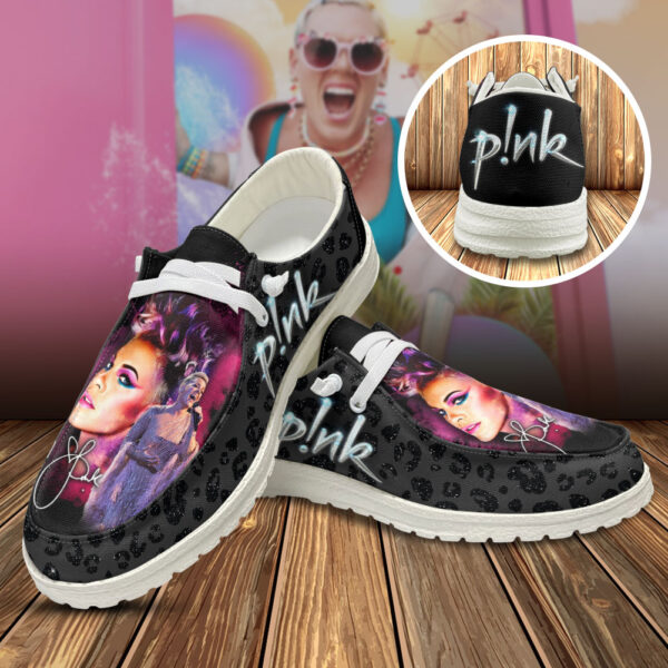 Tubopro Pink Personalized Hey Dude Shoes For Men And Women - Image 2