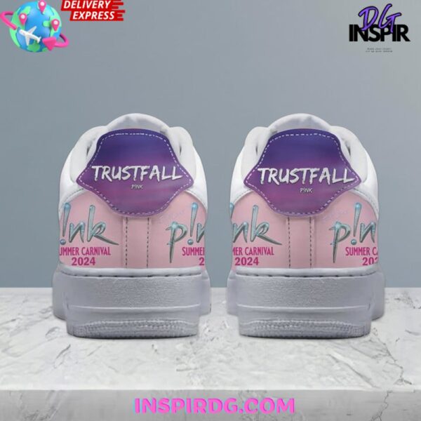 Tubopro Pink Summer Carnival Air Low-Top Sneakers Shoes For Men And Women - Image 3
