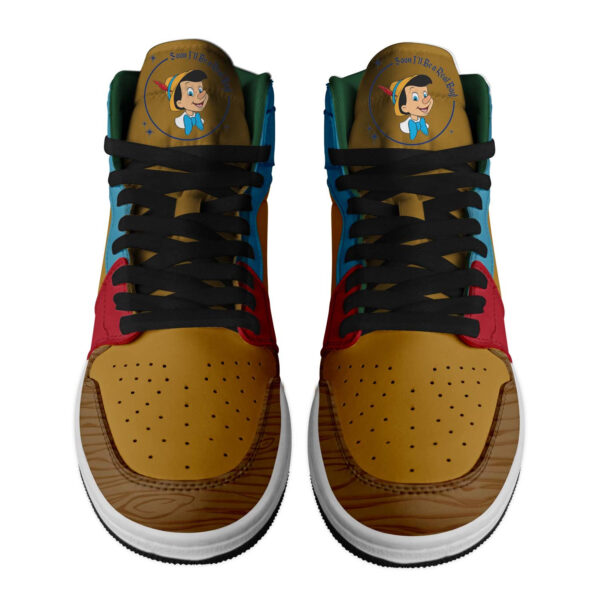 Tubopro Pinocchio AJ1 High Sneakers Shoes For Men And Women - Image 2