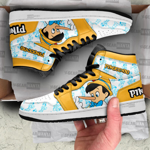 Tubopro Pinocchio AJ1 High Sneakers Shoes For Men And Women - Image 2
