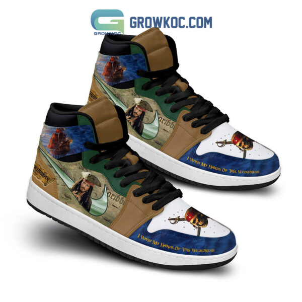 Tubopro Pirates of the Caribbean AJ1 High Sneakers Shoes For Men And Women - Image 2