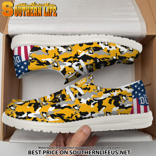 Tubopro Pittsburgh Penguins Personalized Hey Dude Shoes For Men And Women - Image 4