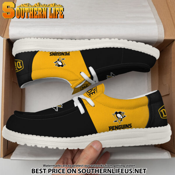 Tubopro Pittsburgh Penguins Personalized Hey Dude Shoes For Men And Women - Image 3