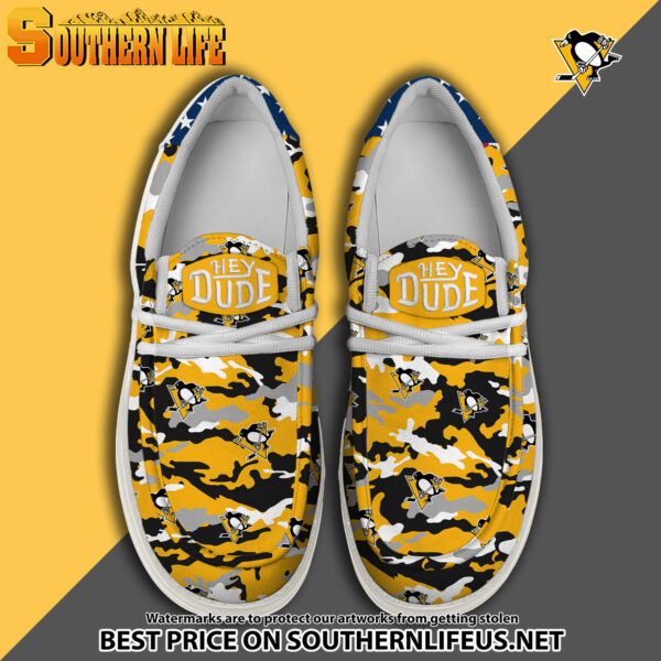Tubopro Pittsburgh Penguins Personalized Hey Dude Shoes For Men And Women