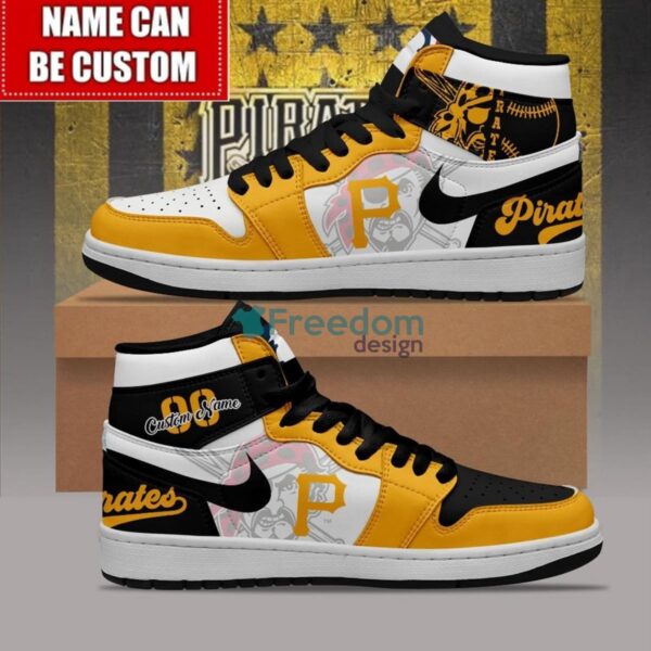 Tubopro Pittsburgh Pirates AJ1 High Sneakers Shoes For Men And Women