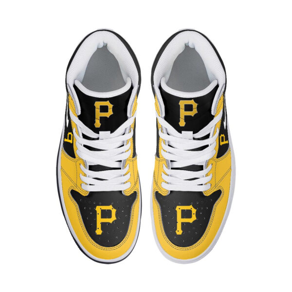 Tubopro Pittsburgh Pirates AJ1 High Sneakers Shoes For Men And Women - Image 3