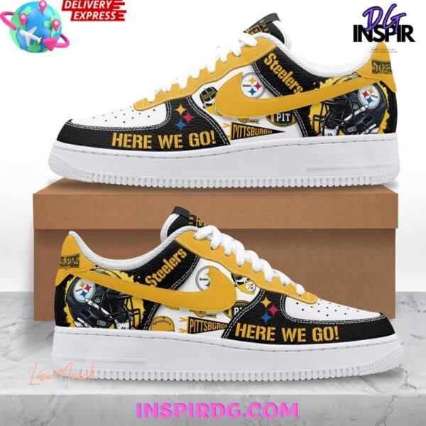 Tubopro Pittsburgh Steelers Air Low-Top Sneakers Shoes For Men And Women - Image 2