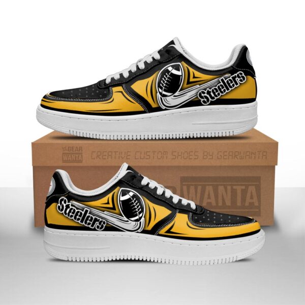 Tubopro Pittsburgh Steelers Air Low-Top Sneakers Shoes For Men And Women