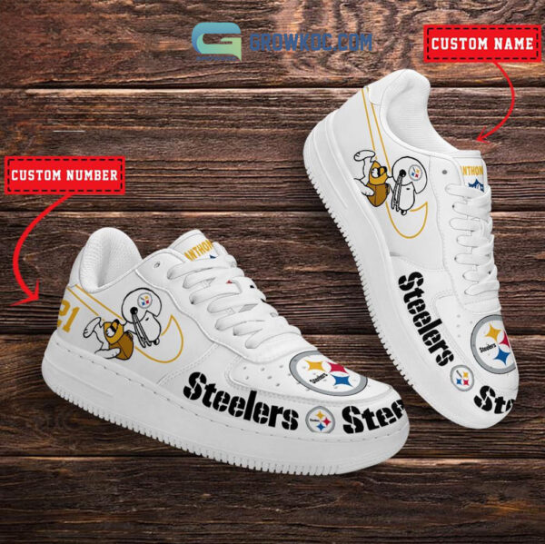 Tubopro Pittsburgh Steelers Air Low-Top Sneakers Shoes For Men And Women - Image 3