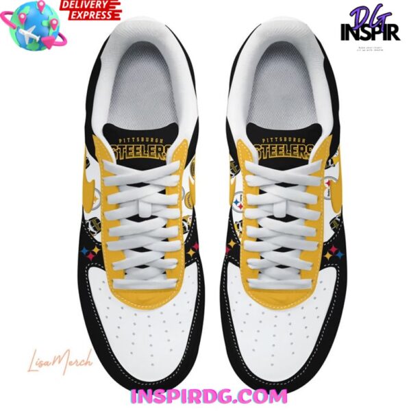 Tubopro Pittsburgh Steelers Air Low-Top Sneakers Shoes For Men And Women - Image 3