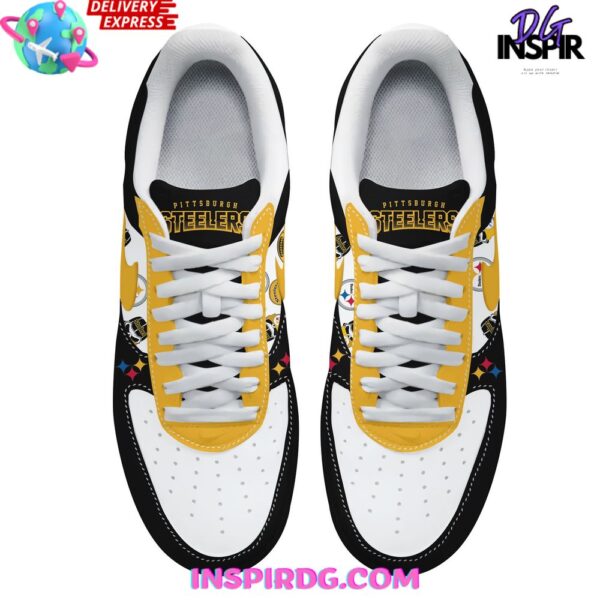 Tubopro Pittsburgh Steelers Air Low-Top Sneakers Shoes For Men And Women - Image 3