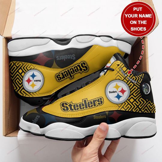 Tubopro Pittsburgh Steelers AJ13 Sneakers Shoes For Men And Women