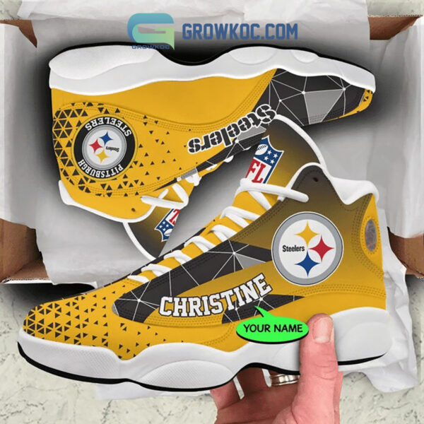 Tubopro Pittsburgh Steelers AJ13 Sneakers Shoes For Men And Women