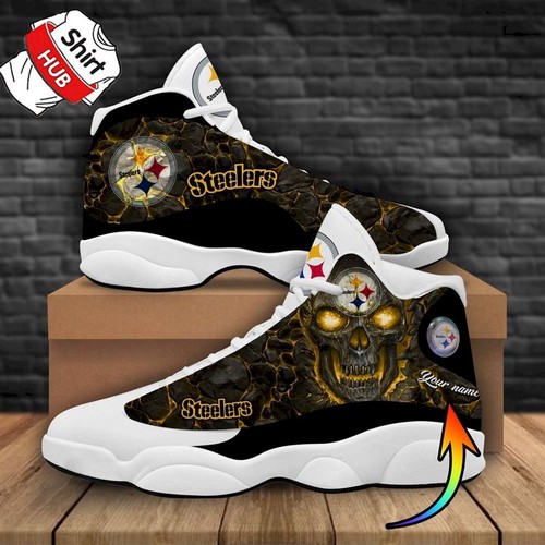 Tubopro Pittsburgh Steelers AJ13 Sneakers Shoes For Men And Women