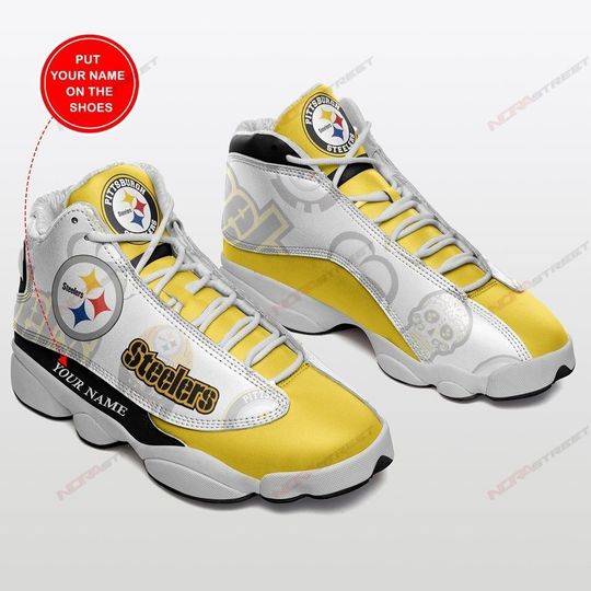 Tubopro Pittsburgh Steelers AJ13 Sneakers Shoes For Men And Women
